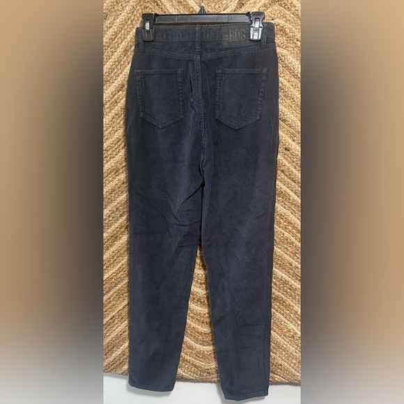 Urban Outfitters BDG Black Corduroy High Rise Mom Jeans/Pants,Straight Leg,26 - Picture 3 of 9